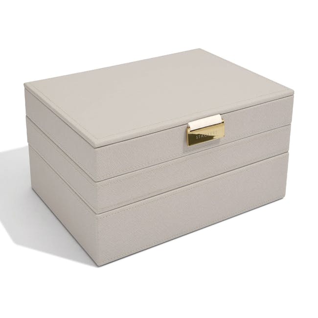 Stackers 3-in-1 Classic Jewellery Box - Taupe - 6