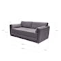 Greta 3 Seater Sofa Bed - Beige - 4