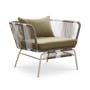 Beckett Outdoor Armchair - White, Taupe - 0