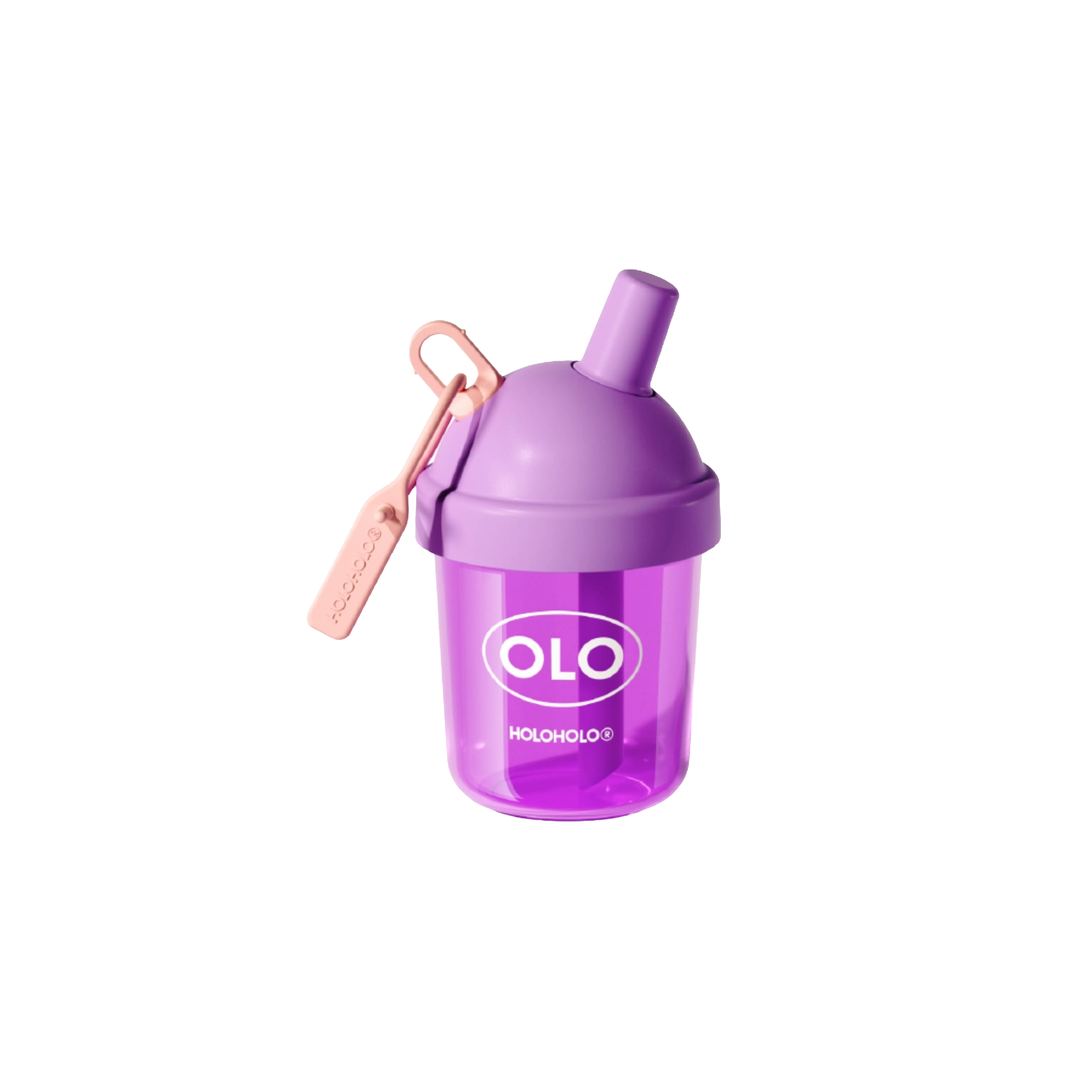 HOLOHOLO Mini Milk Tea Cup 420ml - Purple