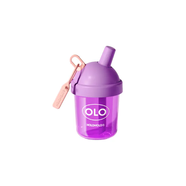 HOLOHOLO Mini Milk Tea Cup 420ml - Purple - 1