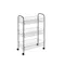 Metaltex Lugano 3 Tier Rolling Cart - Black