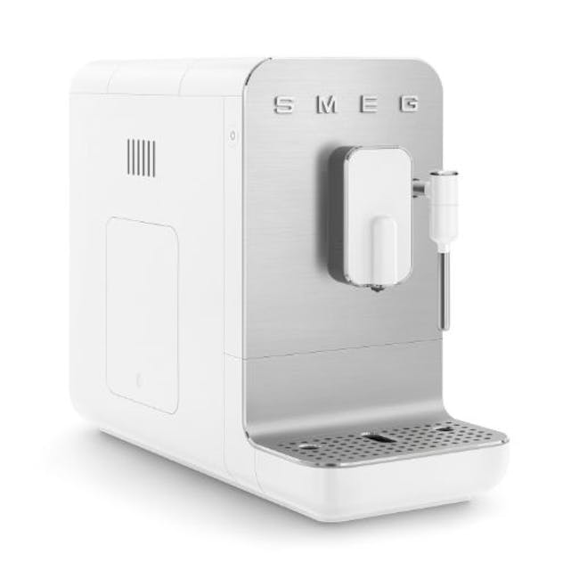 SMEG Bean-To-Cup Coffee Machine with Steam Dispenser - White - 2