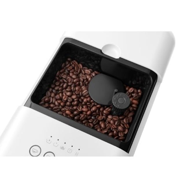 SMEG Bean-To-Cup Coffee Machine with Steam Dispenser - White - 4