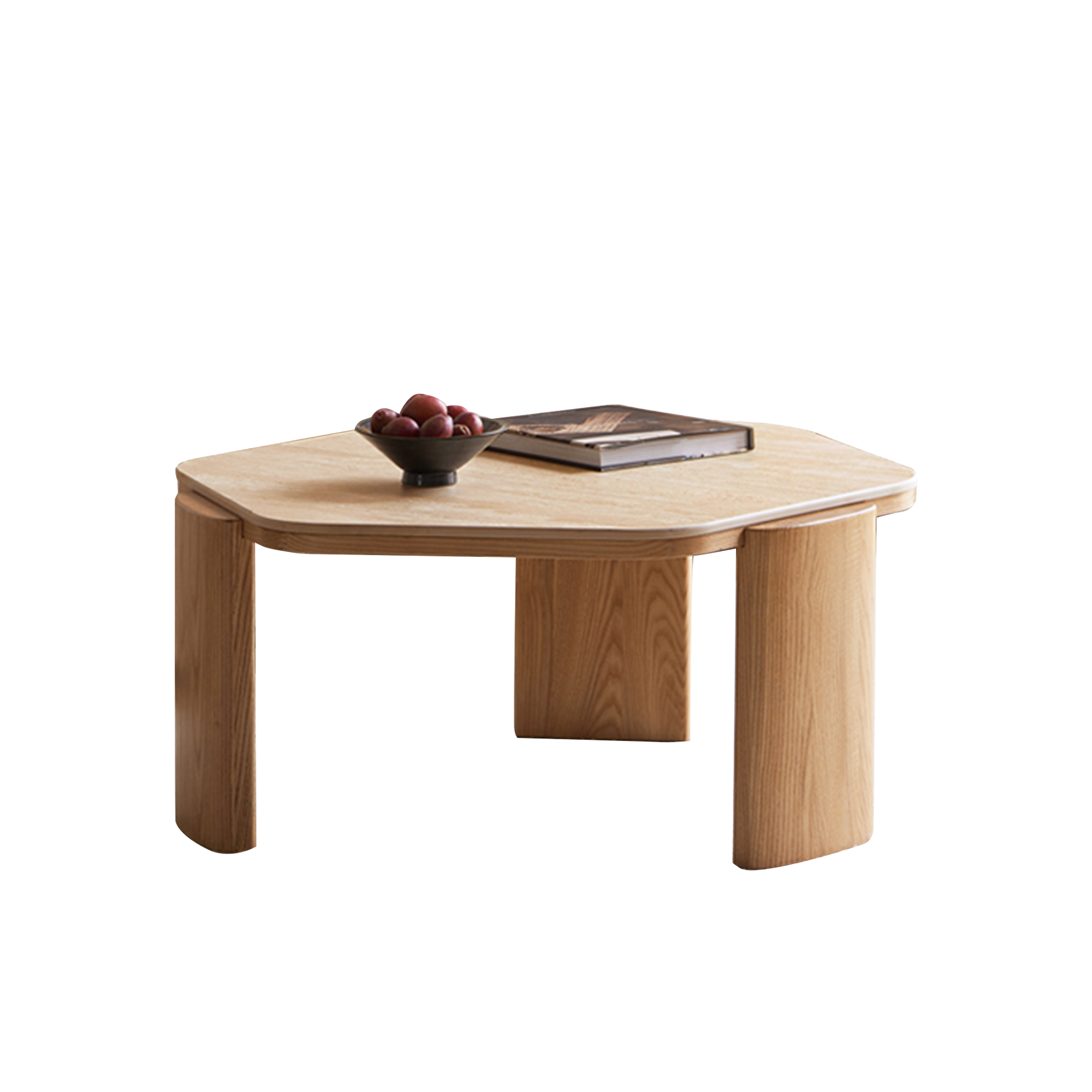Octi Coffee Table - Travertine (Sintered Stone)