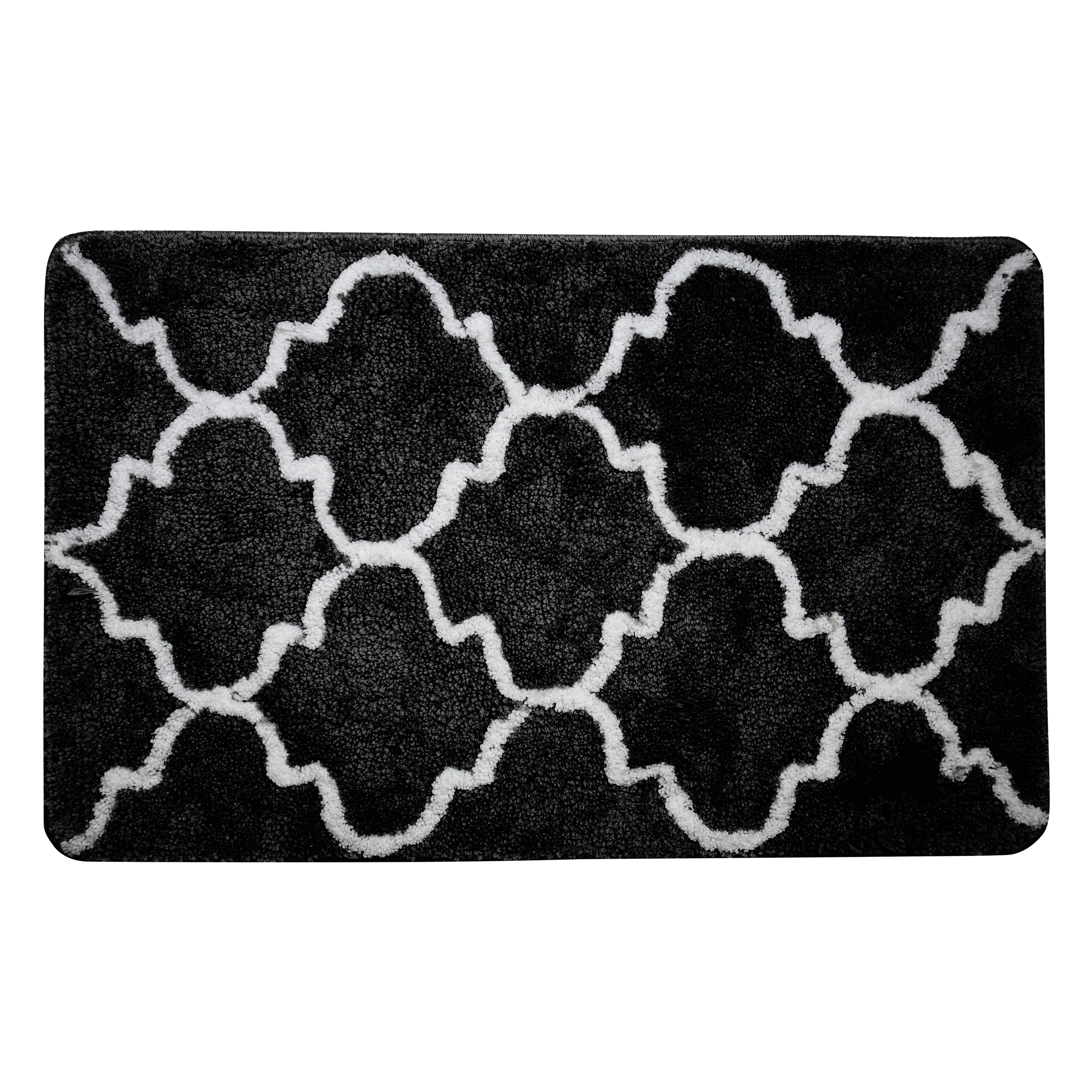 Lattice Floor Mat - Black
