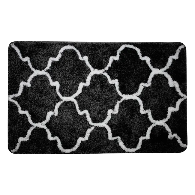 Lattice Floor Mat - Black - 1