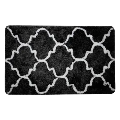 Lattice Floor Mat - Black