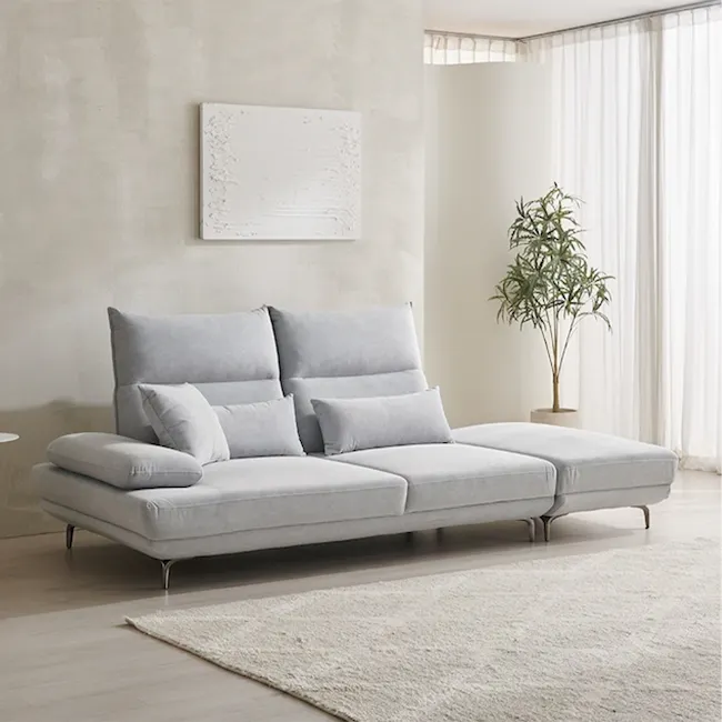Cornell 3 Seater Adjustable Sofa - Grey (Pet Friendly) - 12