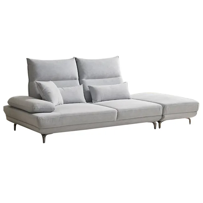 Cornell 3 Seater Adjustable Sofa - Grey (Pet Friendly) - 1