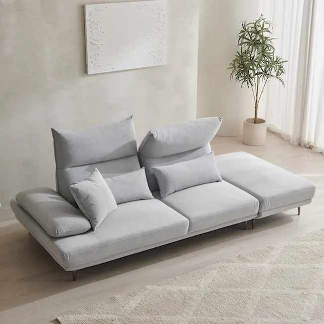 Cornell 3 Seater Adjustable Sofa - Grey (Pet Friendly) - 6