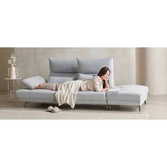 Cornell 3 Seater Adjustable Sofa - Grey (Pet Friendly) - 4