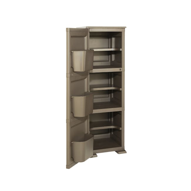Omnimodus 6 Shelves Shoe Cabinet - Grey - 1