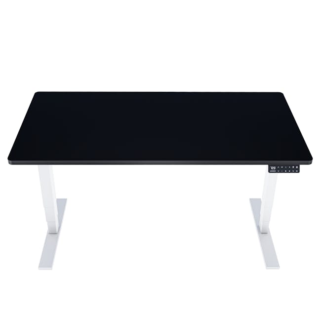 K3 Adjustable Table - White frame, Black MFC (2 Sizes) - 0