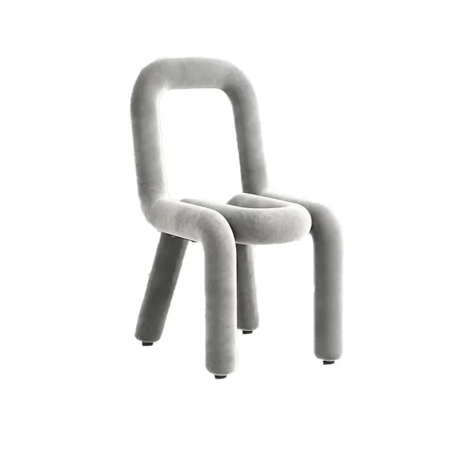 Pilo Chair - Grey (Velvet) - 1