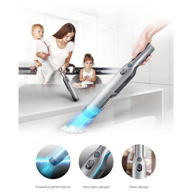 Shark Cordfree Handheld Vacuum - Grey - 6 - Powerful performance, Ultra light weight, Sleek design, Gentle cleaning, Easy to