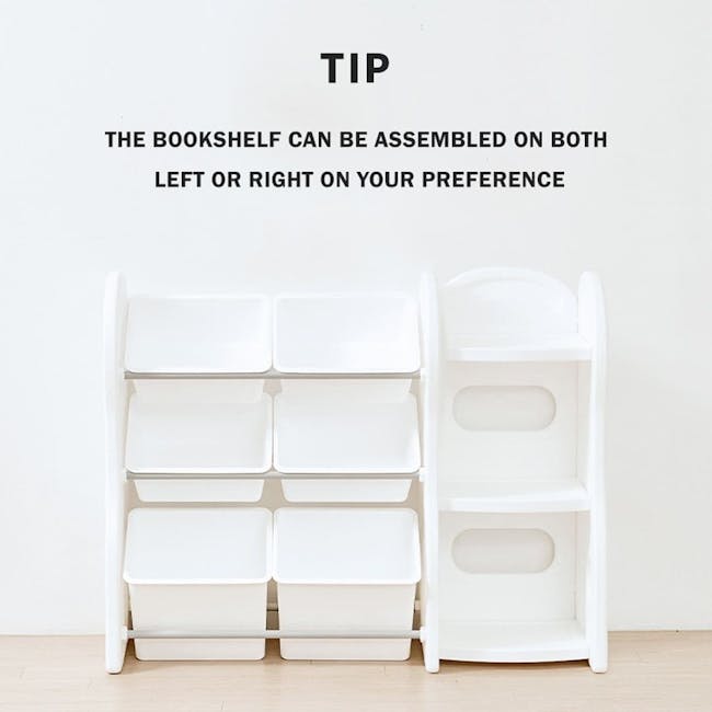 IFAM Design Storage Rack & Bookshelf - Beige - 7