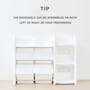 IFAM Design Storage Rack & Bookshelf - Beige - 7