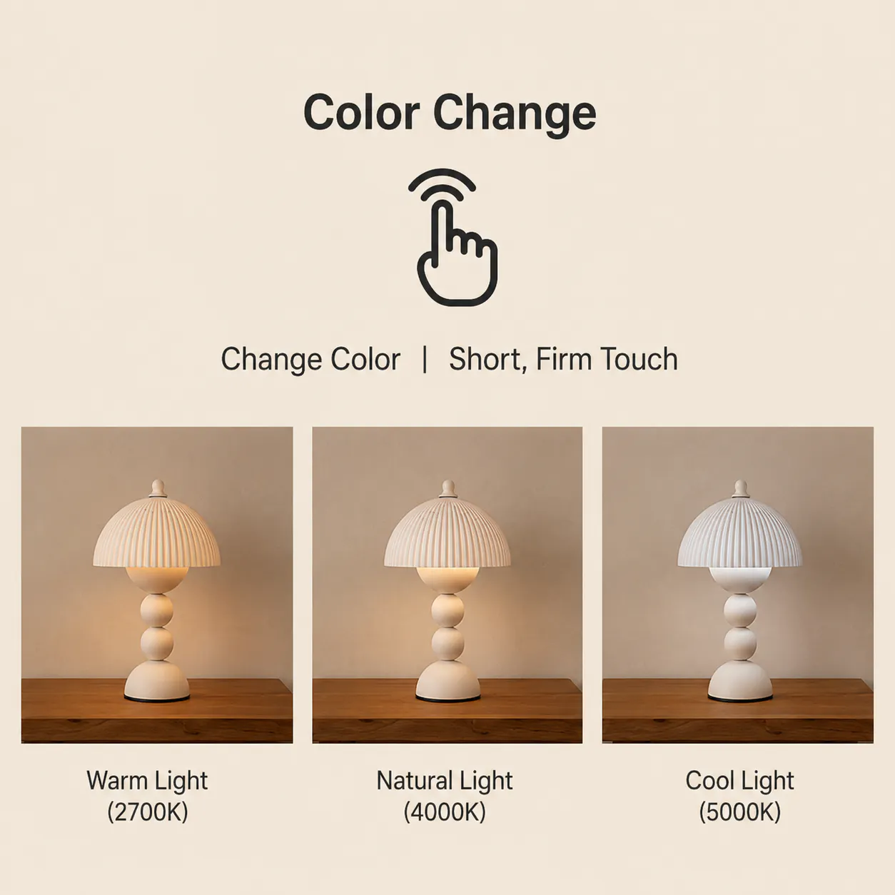 Charlotte LED Table Lamp - Jungle Green - 9