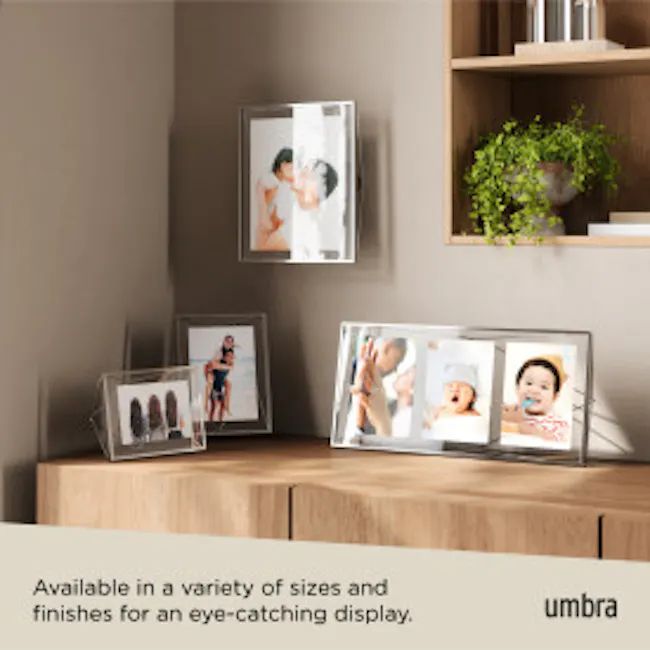 Prisma Photo Display 5 x 7 - Chrome - 12
