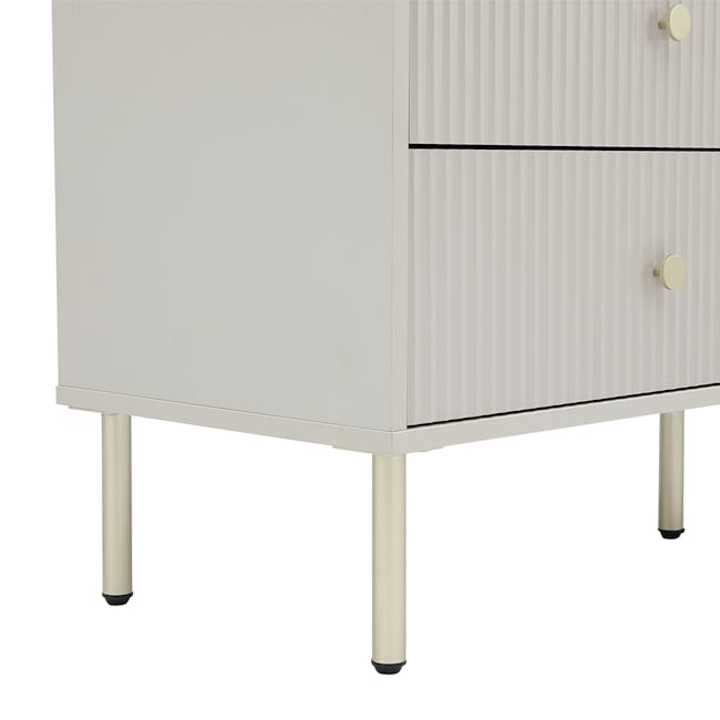 Soula 6 Drawer Chest 1.2m - Grey - 9
