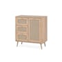 Caine Cabinet 0.8m - Natural - 9