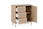 Caine Cabinet 0.8m - Natural - 3
