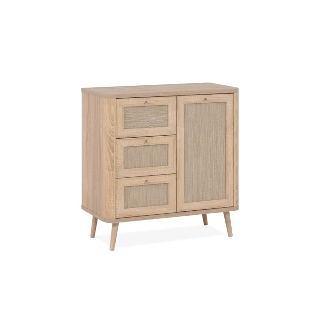 Caine Cabinet 0.8m - Natural - 12