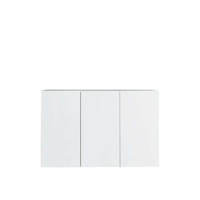 Fikk 3 Door Cabinet - White - 0