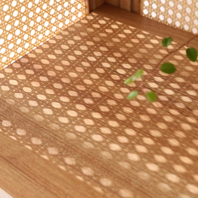 Belig Rattan 3-Tier Bookshelf - 16