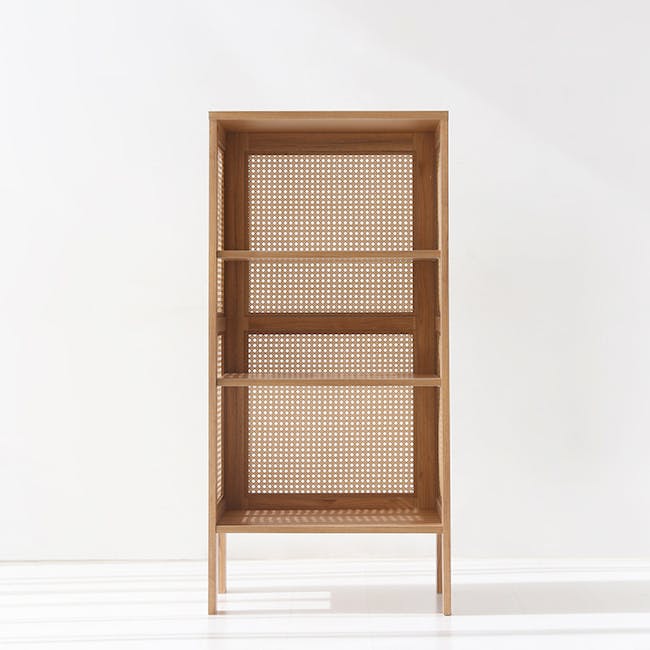 Belig Rattan 3-Tier Bookshelf - 11
