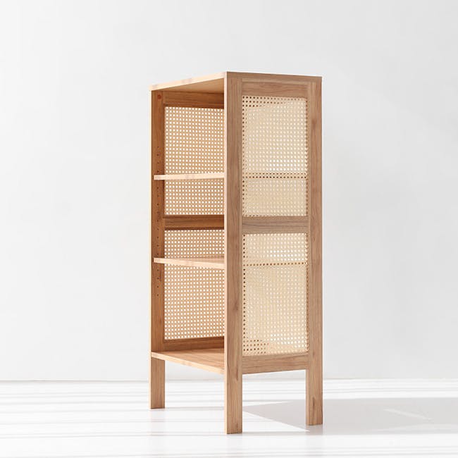 Belig Rattan 3-Tier Bookshelf - 12