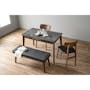 Finna Extendable Dining Table 1.2m-1.5m - Cocoa, Grey Marble (Smart Top™) - 4