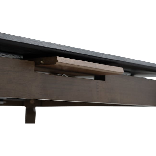 Finna Extendable Dining Table 1.2m-1.5m - Cocoa, Grey Marble (Smart Top™) - 18