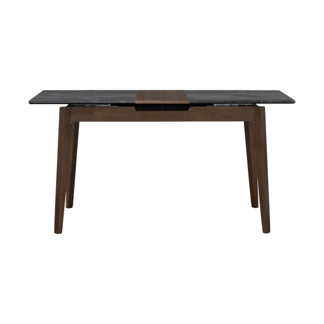 Finna Extendable Dining Table 1.2m-1.5m - Cocoa, Grey Marble (Smart Top™) - 9
