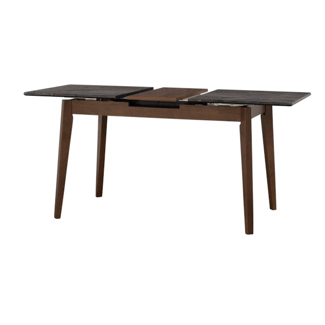 Finna Extendable Dining Table 1.2m-1.5m - Cocoa, Grey Marble (Smart Top™) - 7