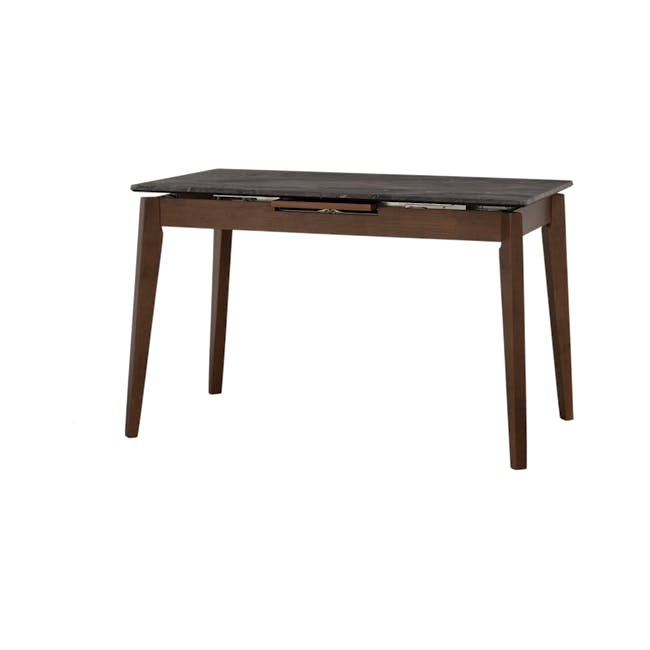 Finna Extendable Dining Table 1.2m-1.5m - Cocoa, Grey Marble (Smart Top™) - 6