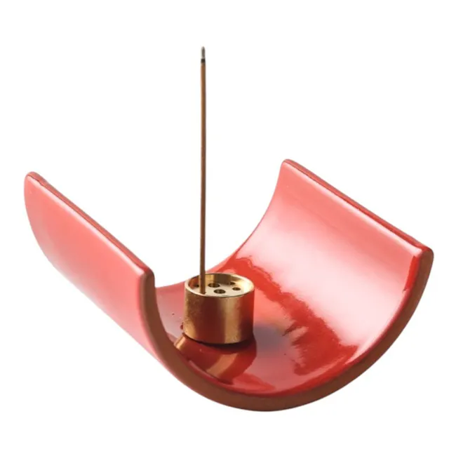 Collo Incense Holder - Green - 7