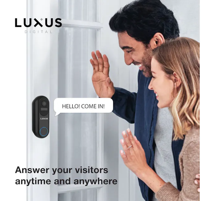 Luxus Digital Doorbell - 4 - Digital greeting, visitor interaction, smart doorbell, personalized service, welcoming gesture