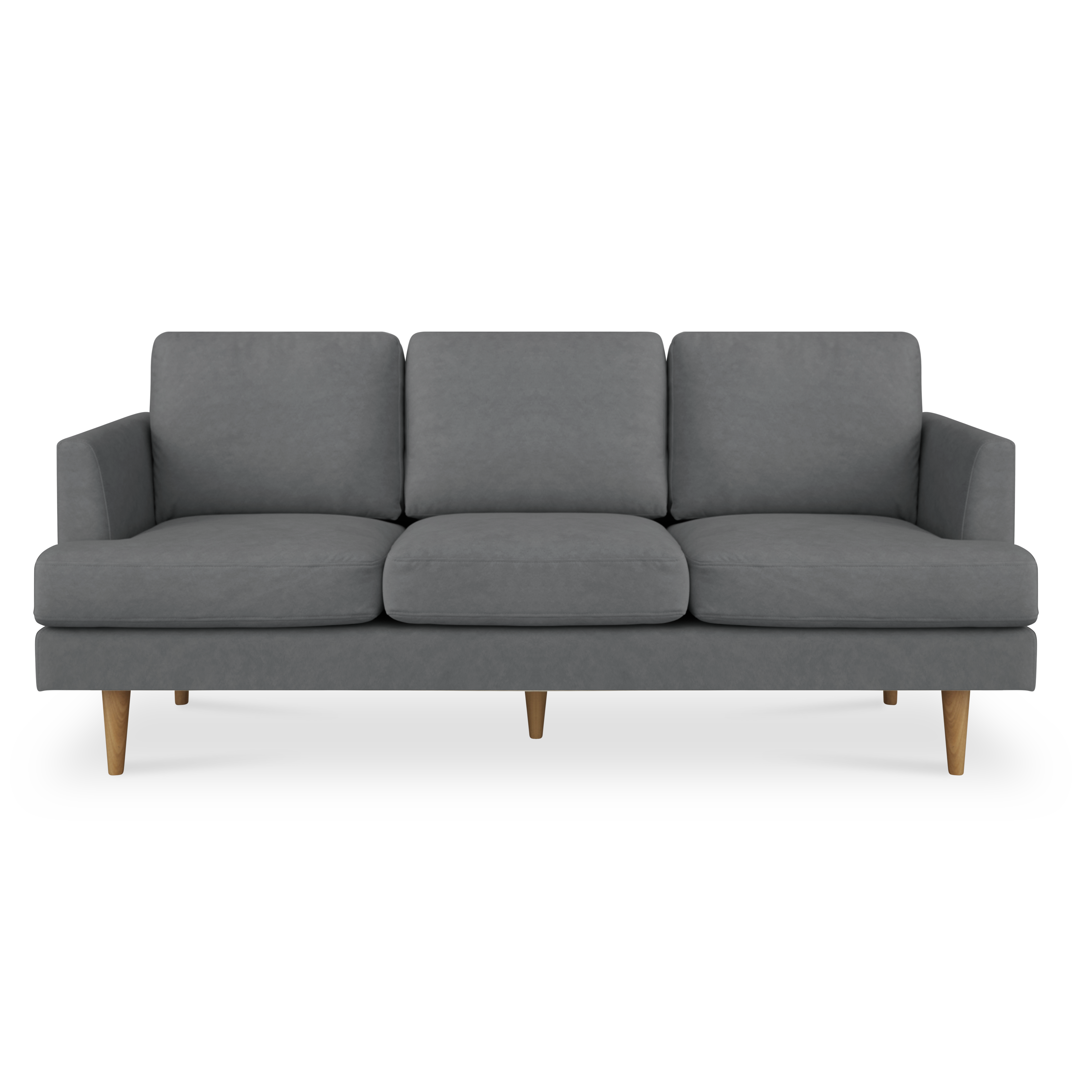 Soma 3 Seater Sofa - Dark Grey (Scratch Resistant)
