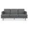 Soma 3 Seater Sofa - Dark Grey (Scratch Resistant)