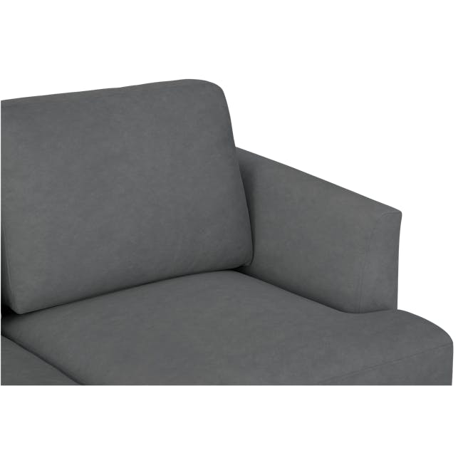 Soma 3 Seater Sofa with Soma 2 Seater Sofa - Dark Grey (Scratch Resistant) - 5