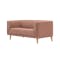 Audrey 3 Seater Sofa with Audrey 2 Seater Sofa - Blush - 2