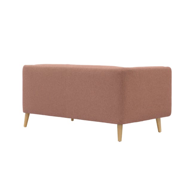 Audrey 3 Seater Sofa with Audrey 2 Seater Sofa - Blush - 4
