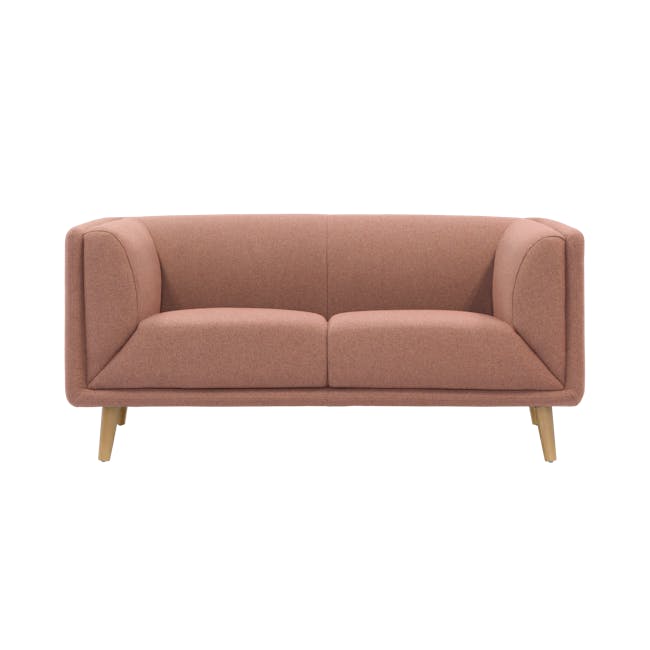 Audrey 2 Seater Sofa with Audrey Armchair - Blush - 8
