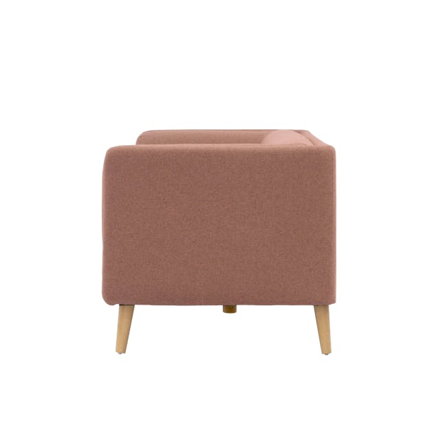 Audrey 2 Seater Sofa with Audrey Armchair - Blush - 11