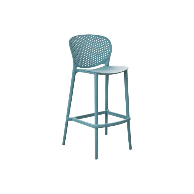 Roman Bar Chair - Ocean Blue - 0