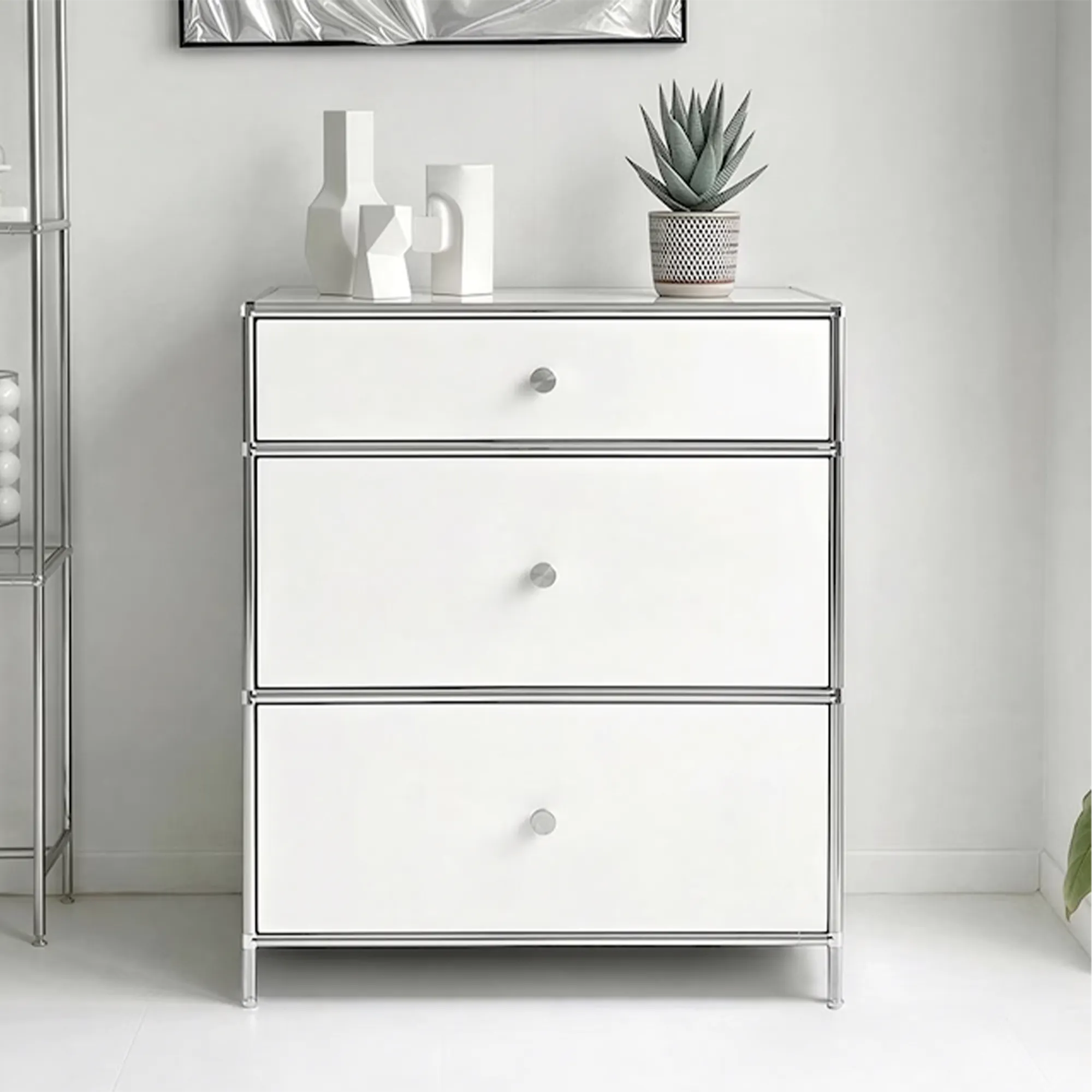 Ace 3 Drawer Chest 0.4m - Black - 20