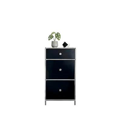 Ace 3 Drawer Chest 0.4m - Black