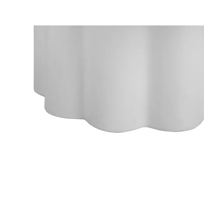 Aldo Concrete Round Coffee Table - Ivory - 4 - Sleek and minimalist design, White and clean aesthetic, Modern and